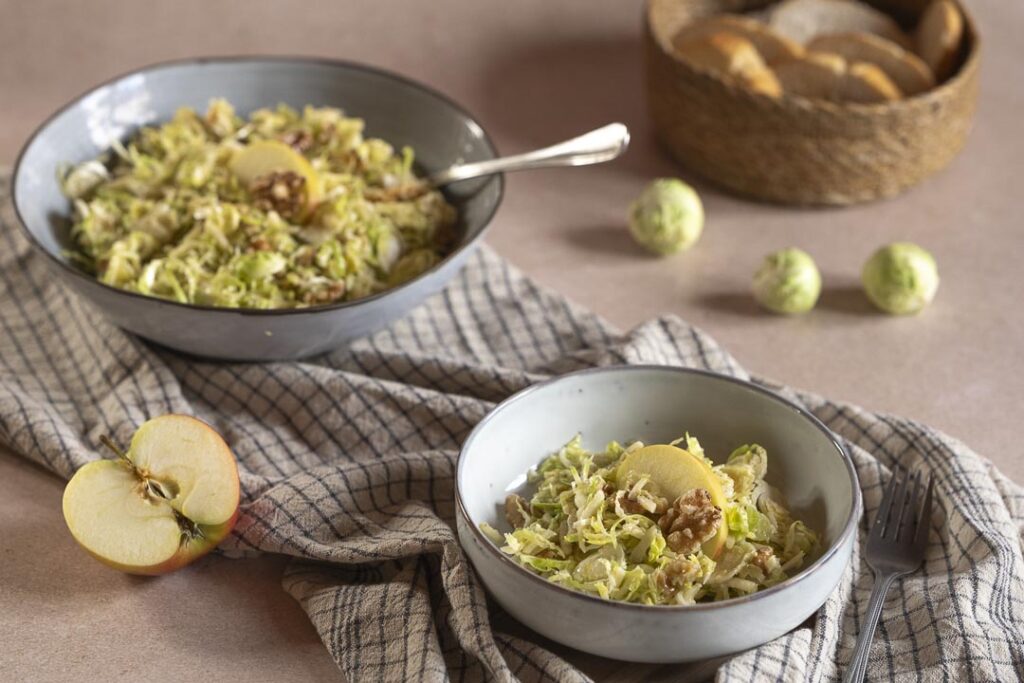 Rosenkohl-rezept Rosenkohl-Rezept mit rohem Rosenkohl