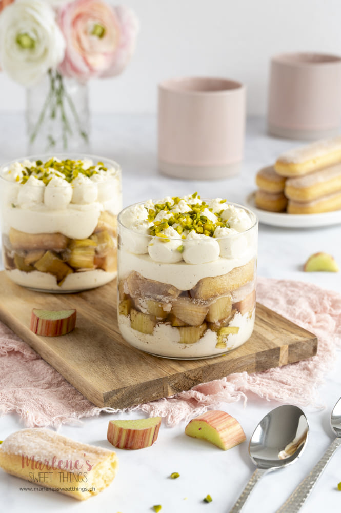 Rhabarber Tiramisu